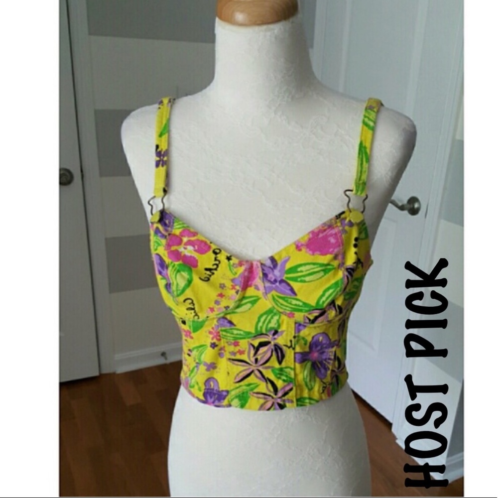 🎉HP 5/12🎉 ASOS Denim Multi-colored Crop Top